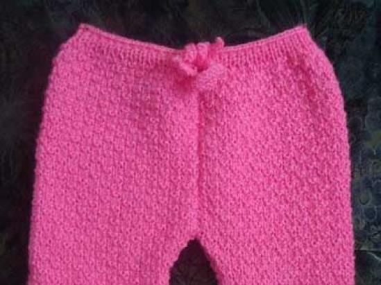 Children's knitted pants for boys