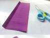 Ako vyrobiť papierový lila vlastnými rukami