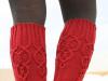 Πλέξιμο κάλτσες με βελόνες πλεξίματος σύμφωνα με το σχέδιο με περιγραφή